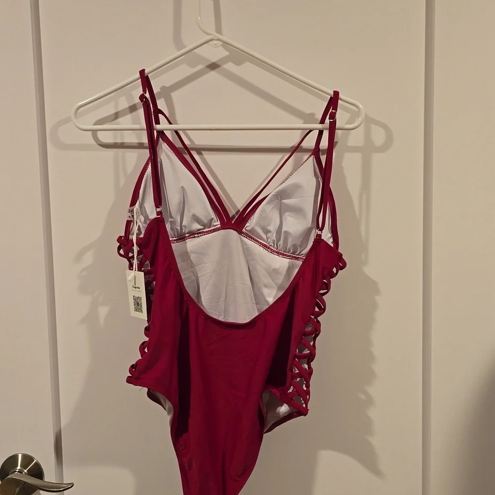 CUPSHE|‎ One-Piece | Pink Swimsuit| Size Medium​